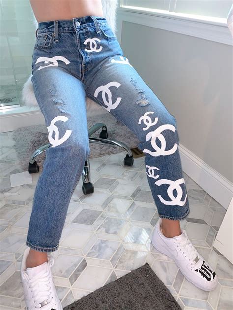 chanel pants ww|Chanel jeans women's.